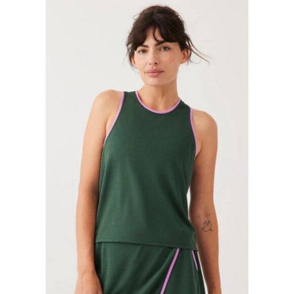 NWT Outdoor Voices Green Pink RecMesh Tank Size Large - Picture 1 of 7